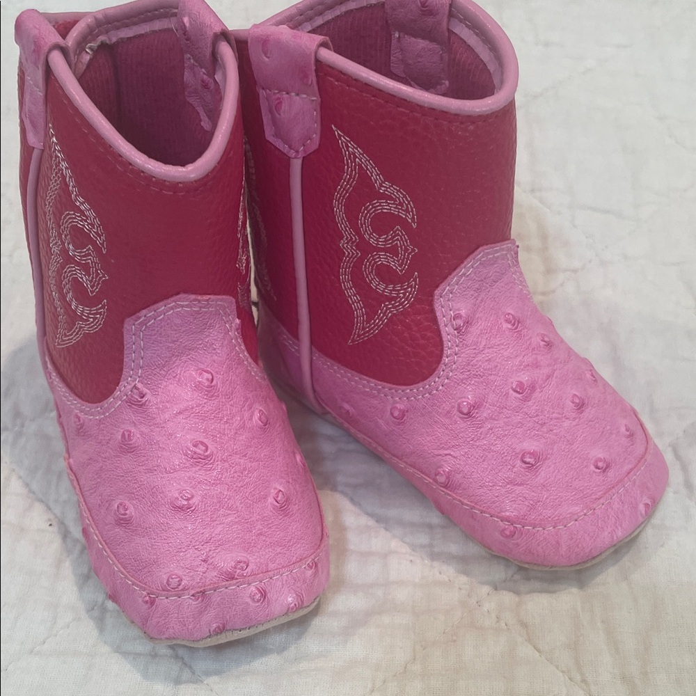 Blazin Roxx Pink and Fuchsia Kids Boots 5 infant size